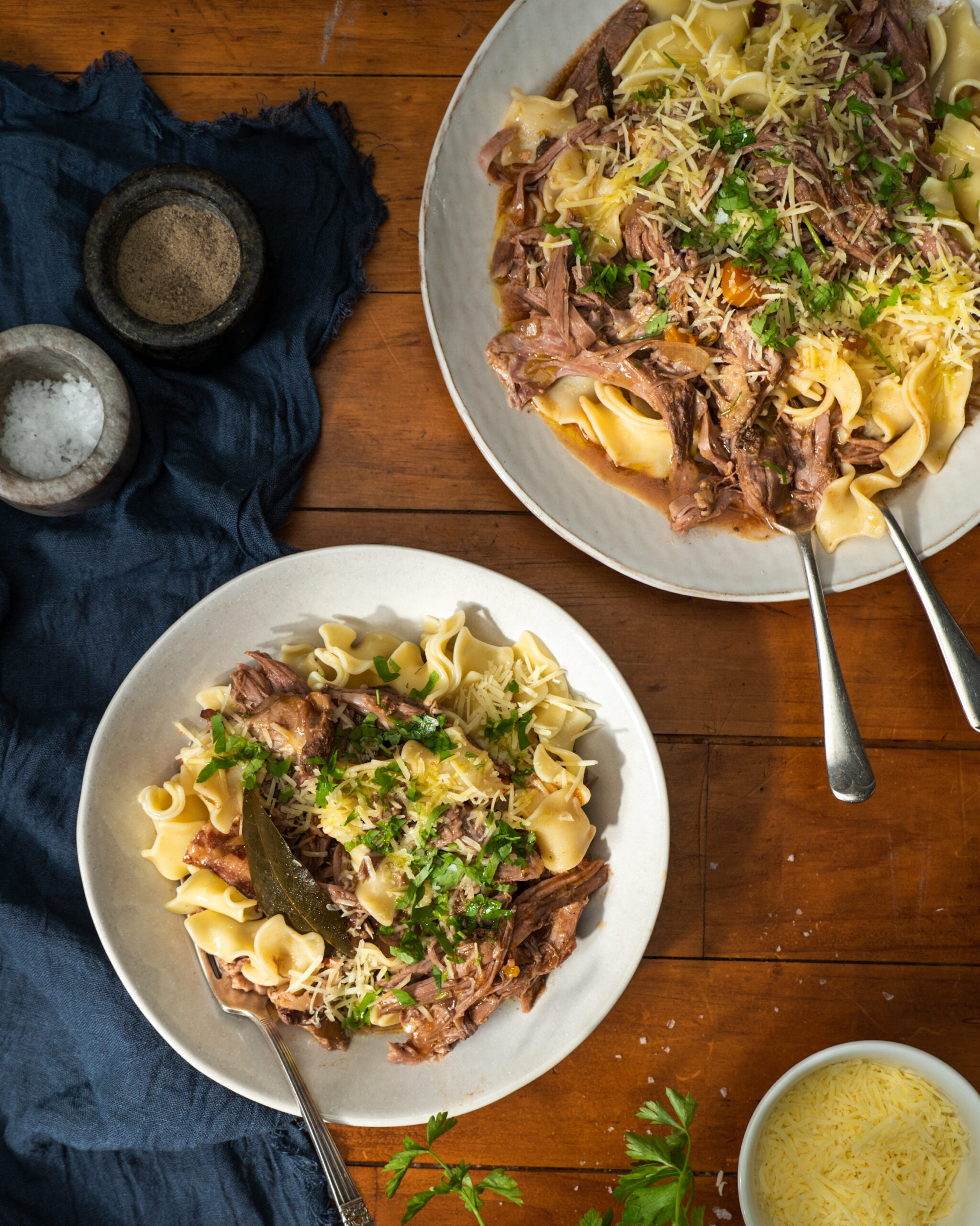 Slow-cooked Lamb Ragu with Pasta - Chantal Organics