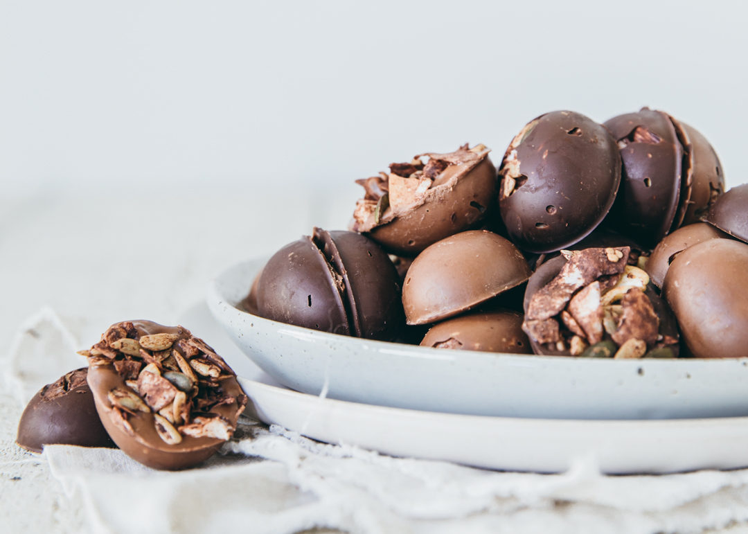 Cacao &amp; Coconut Keto Chocolate Bombs - Chantal Organics